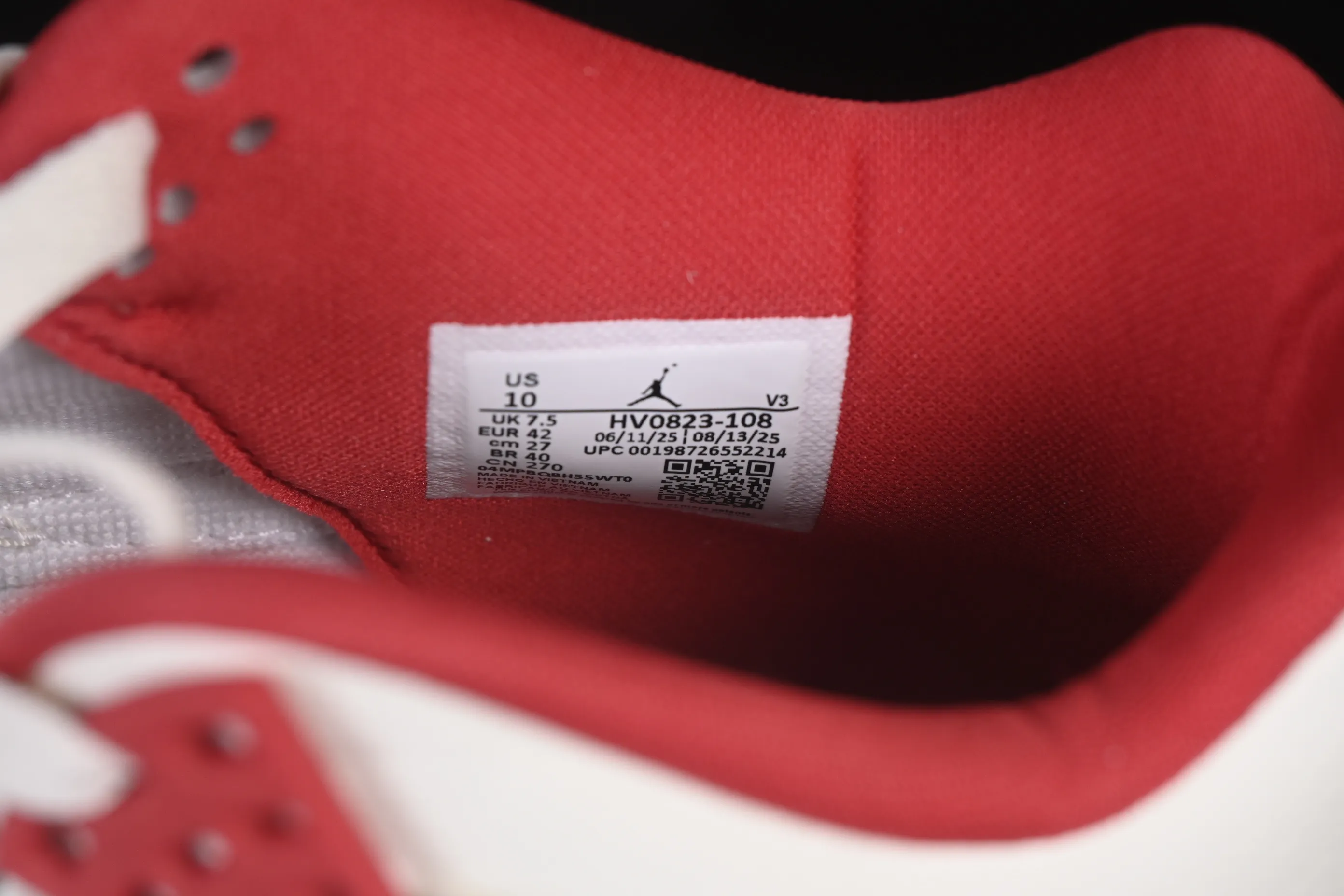 All categories Air Jordan Jordan series basketball shoes Air Jordan 4 OG version Air Jordan 4 Retro "Valentine's Day" AJ4 Joe 4 Red Valentine's Day HV0823-108